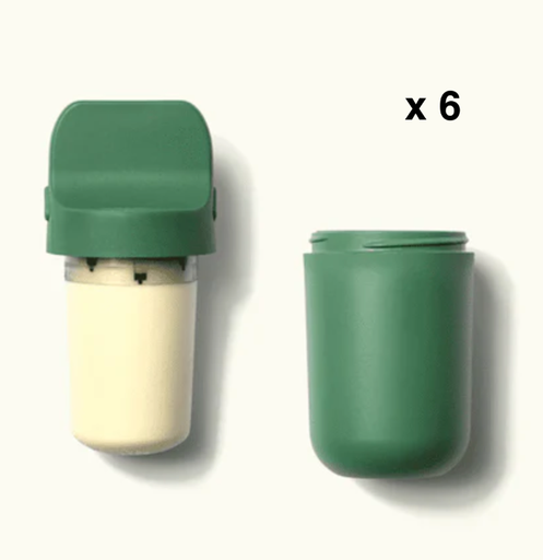 [4PS00007] PAOS - Kit de 6 déodorants stick rechargeables - Bois d'agrumes - 498g