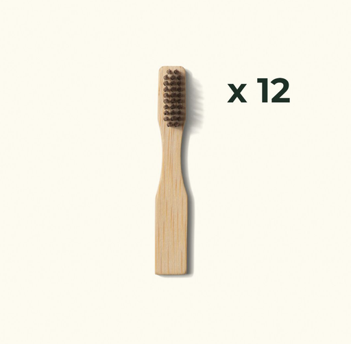 [4PS00018] PAOS - Brosses à dents de voyage en bois - 0,20g X 12